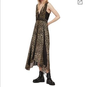 Allsaints Leopard Dress size US4